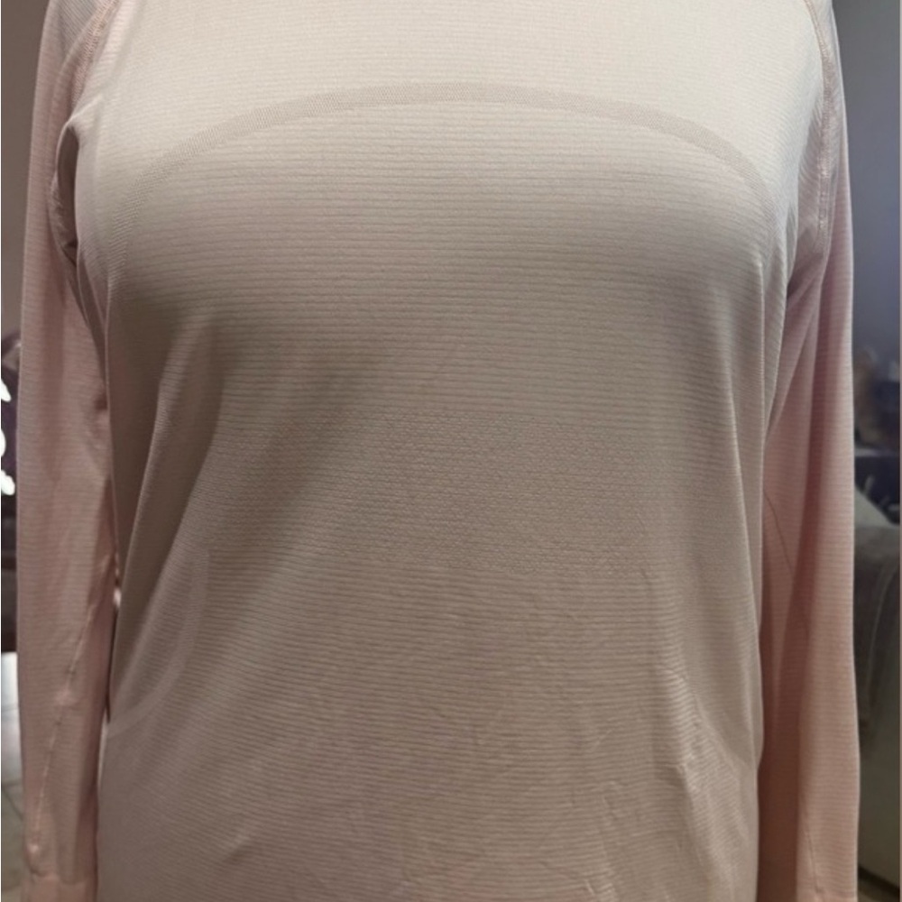 Lululemon Athletica Pink Relaxed Long Sleeve Tee